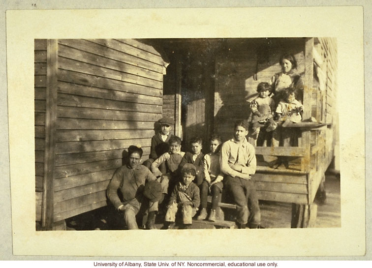 "Triple Mixtures" (Caucasian-Indian-Negro) in Robeson County, North Carolina, from from Arthur Estabrook's scrapbook of field photographs (2)