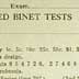 Stanford-Binet Test, Feeblemindedness