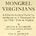 Brochure advertising Mongrel Virginians, by Arthur H. Estabrook and Ivan E. McDougle