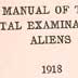 Manual of the Mental Examination of Aliens, United States Public Health Service