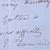 Emma Darwin letter to Emma ?, enclosing two signatures of Charles Darwin