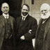 Irving Fisher, Thomas Hunt Morgan, and Alexander Graham Bell