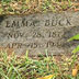 Emma Buck's gravestone